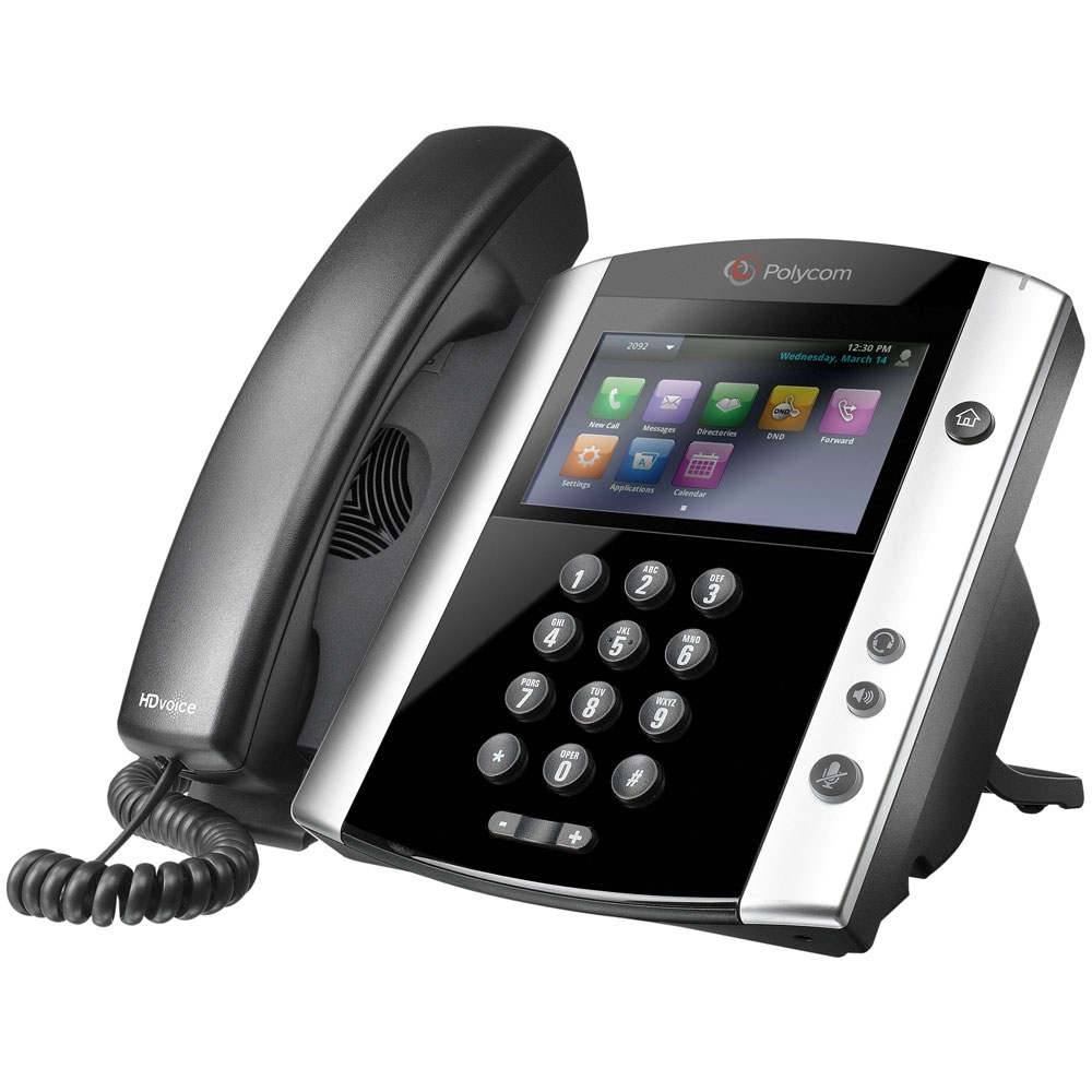 Polycom VVX 601 Wired handset 16lines LCD Black IP phone