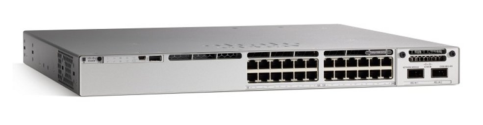 Cisco C9300-24UX-A Catalyst 9300 24-port 10G/mGig with modular uplink, UPOE, Network Advantage