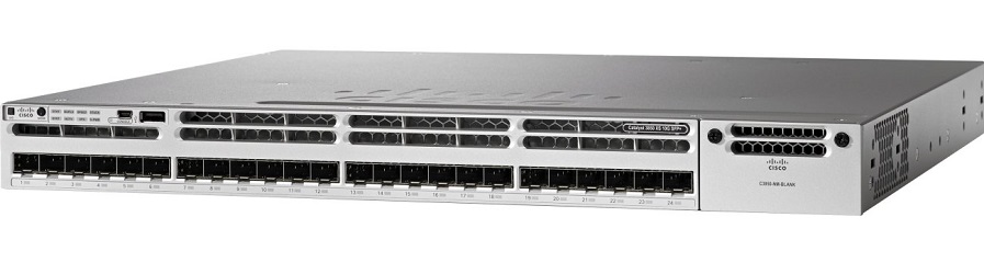 Cisco ONE Catalyst 3850 24 Port 10G Fiber Switch IP Base