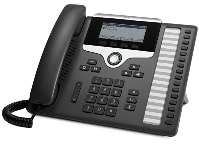 Cisco IP Phone 7861 POE, PC Port, 16 Line SIP with Multiplatform Phone firmware