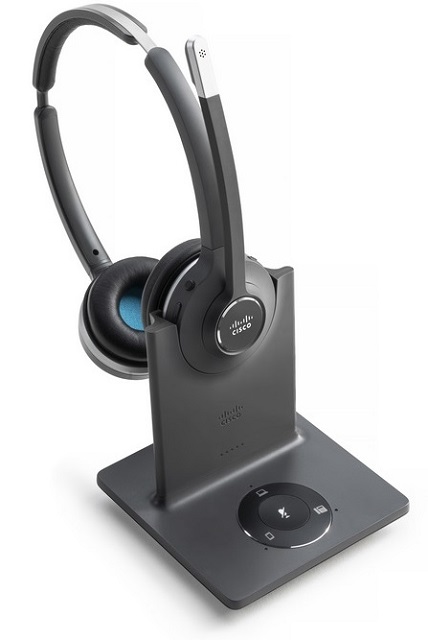 Cisco 562 wireless dual earpiece Headset with Multibase Station