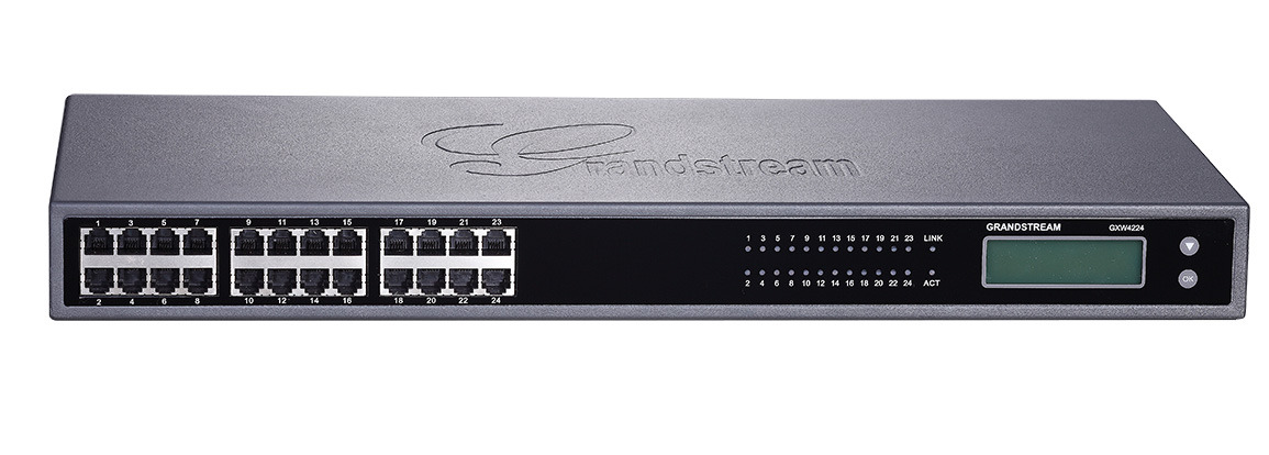 Grandstream High Performance VoIP Analog Gateways Support 24 FXS ports
