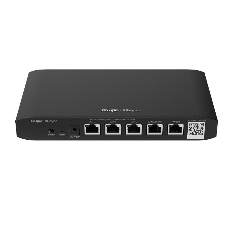 5-Port Gigabit  Cloud Managed  router, 5 Gigabit Ethernet connection Ports including 4 PoE/POE+ Ports with 54W POE Power budget,
