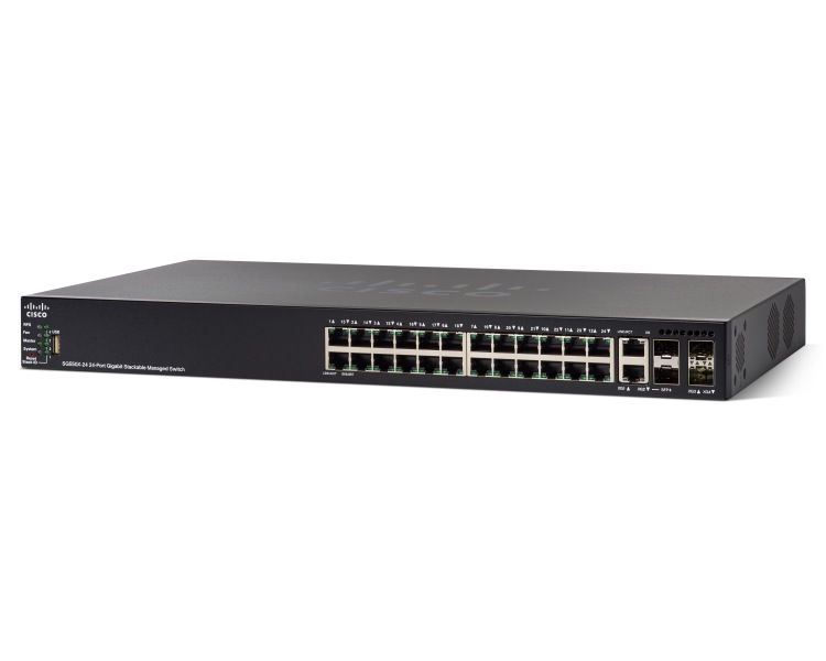 Cisco SG550X-24MPP 24-Port Gigabit PoE Stackable Managed Switch