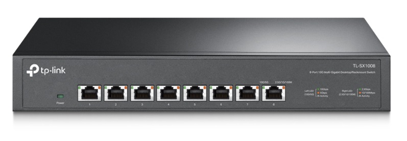 8-Port 10G Desktop/Rackmount Switch