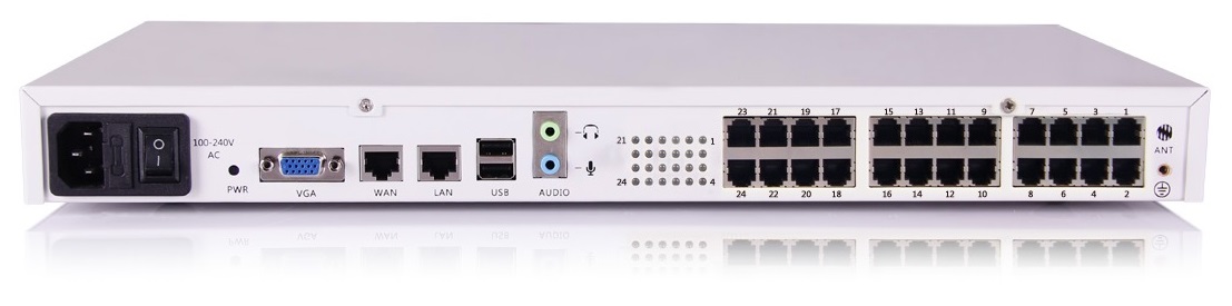 Zycoo U60 24 port Host device without modules IP PBX system