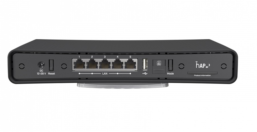 Mikrotik hap ac3-RBD53iG-5HacD2HnD A wireless dual-band router with 5 Gigabit Ethernet ports 