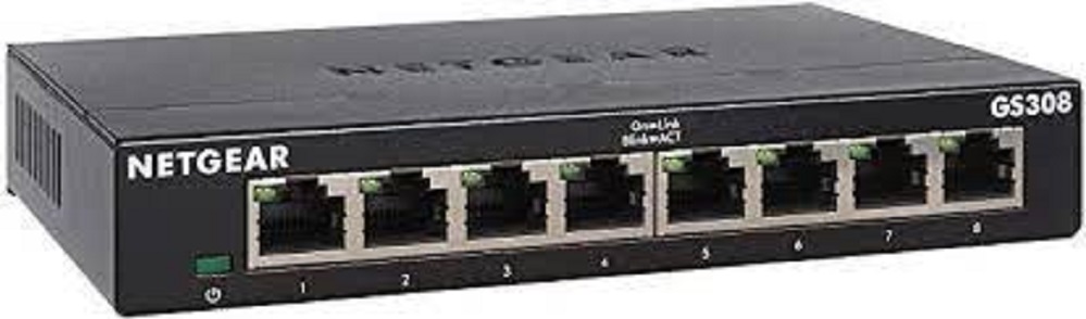 Netgear GS308 8-port Gigabit Ethernet Unmanaged Switch