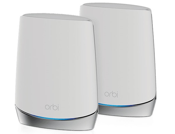 NETGEAR Orbi Tri-Band WiFi 6 Mesh System, AX4200, Router + 1 Satellite, Cover up to 350 sqm