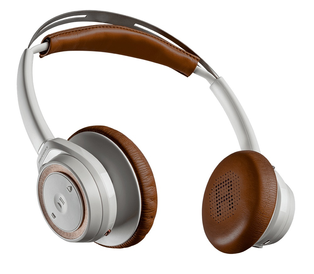 Plantronics BackBeat Sense – Bluetooth - White/Tan