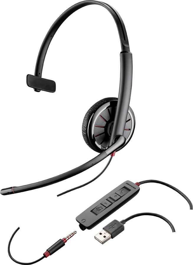 Plantronics Blackwire C315.1-M Microsoft SfB USB headset (with USB & 3.5mm connector)
