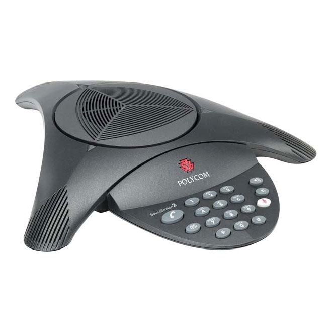 Polycom SoundStation2 (analog) conference phone without display. Non Expandable