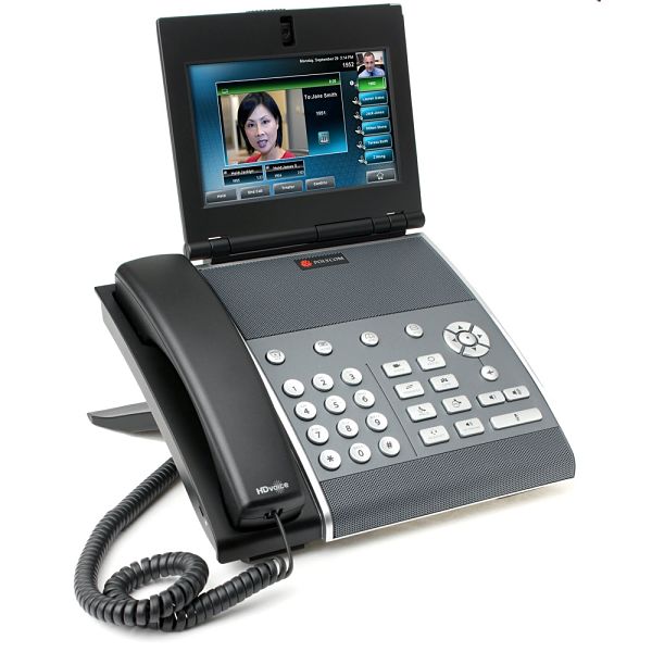 VVX 1500 6-line Business Media Phone with video capability and HD Voice, POE