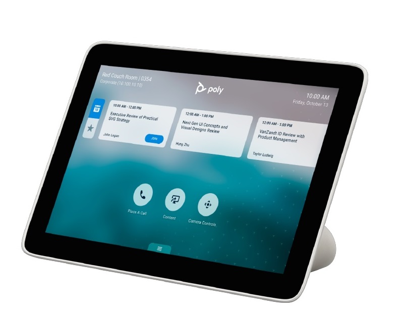 Poly TC8 touch control for use with Poly G7500, Studio X30 and Studio X50.