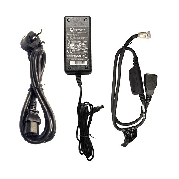 POLYCOM IP6000 PS
Universal Power Supply for Sound Station IP6000,100-240V,0.4A,48V/19W.Power insertion Cable