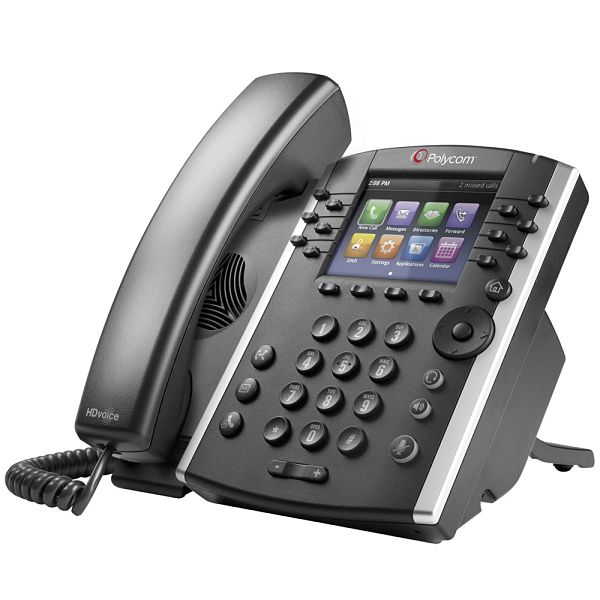 VVX410 PoE Desktop Phone - Polycom - VOIP 12-Line
