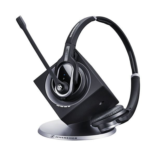 DW 30 USB - UK DECT Wireless Binaural Professional headset with base station, only for PC, adjustable mic arm + ultra NC Mic.