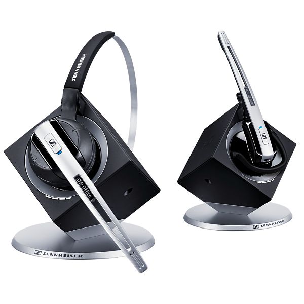 DW 10 PHONE- UK DECT Wireless Office headset with base station, only for desk phone, convertible (headband or earhook)