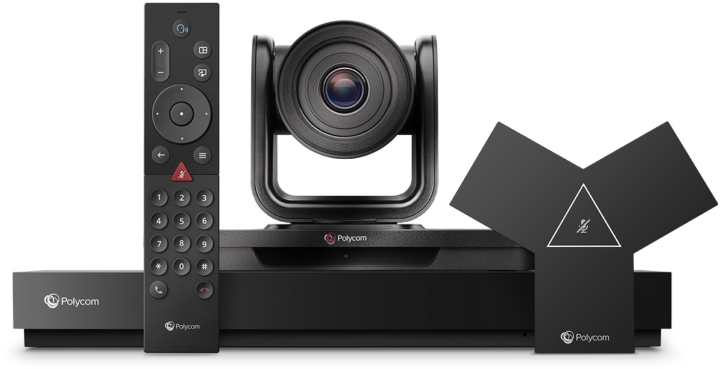Poly G7500 4k Codec-Wireless Presentation System, Eagle Eye IV-12x cam, IP Mic, remote, NTSC/PAL
