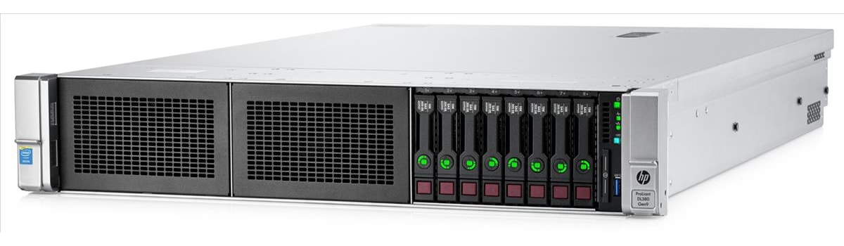 HP ProLiant DL380 Gen9 E5-2620v3 2.4GHz 6-core 1P 8GB-R P440ar 8SFF 500W PS Server/TV