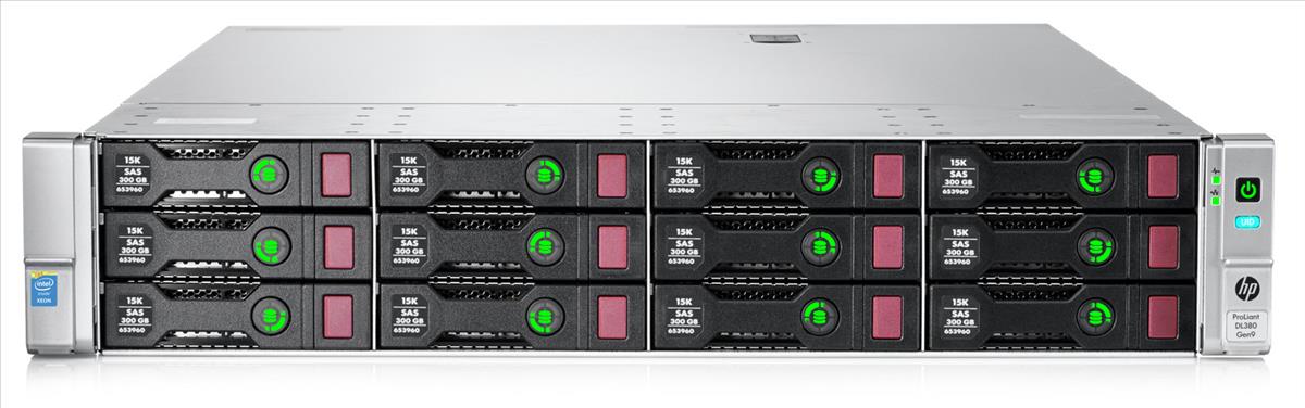 HPE DL380 Gen9 E5-2620v4 16GB 12LFF Svr Server : ProLiant DL380 Family Gen 9