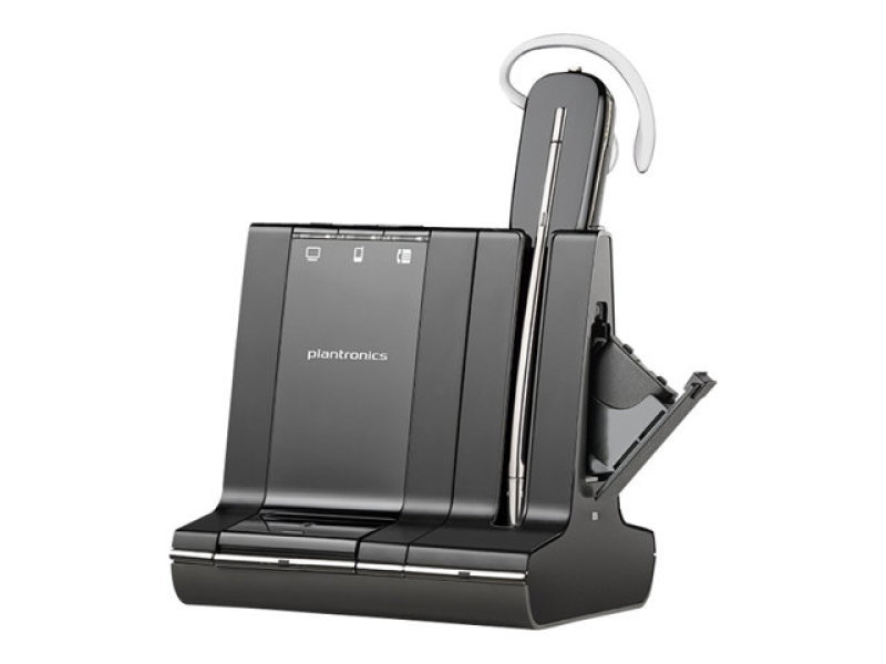 Plantronics Savi® W745 USB/Mobile/Fixed Phone DECT Headset - Deluxe (Unlimited Talk Time)