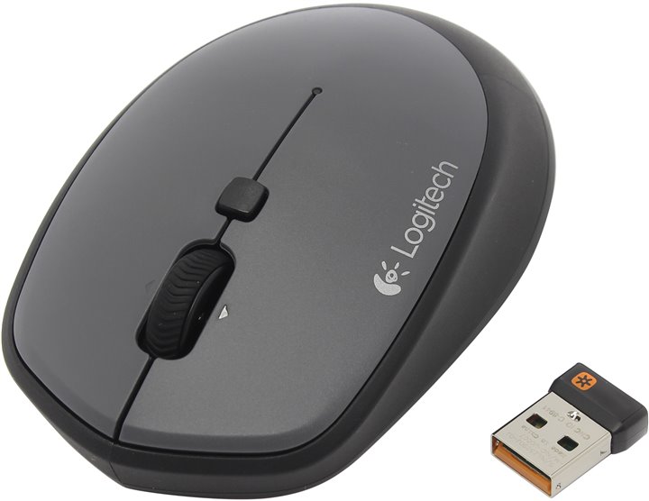 Logitech® M335 Wireless Mouse - BLACK - 2.4GHZ - EMEA