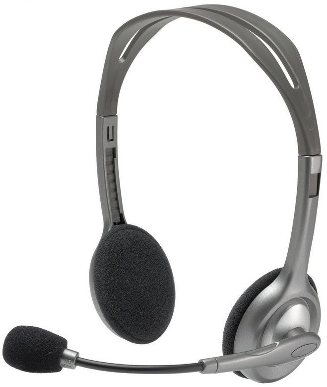 Logitech® Stereo Headset H111 - ANALOG - EMEA, Single Jack (NEW)