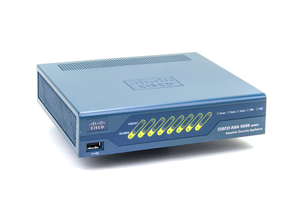 ASA 5505 Appliance with SW, 50 Users, 8 ports, 3DE