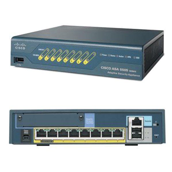 ASA 5505 Appliance with SW, UL 8pDes