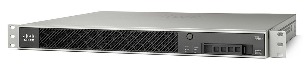 ASA 5525-X with FirePOWER Services, 8GE, AC, 3DES/AES, SSD - Refurbished