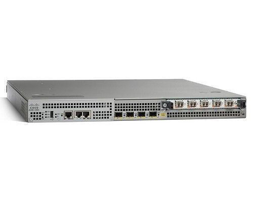 Cisco ASR1001 System, 4 Built-In GE, Dual P/S