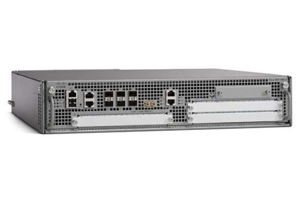 Cisco ASR1002-X Chassis, 6 built-in GE, Dual P/S, 4GB DRAM