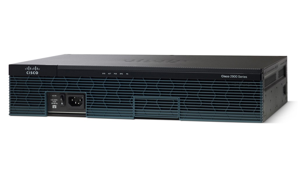 Cisco 2911 SRE Bundle, SRE 300, PVDM3-16, UC, SEC Lic. PAK