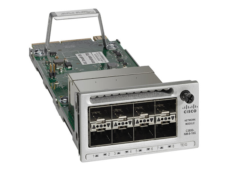 Gigabit Ethernet 8 x 10 Gigabit Ethernet network modules