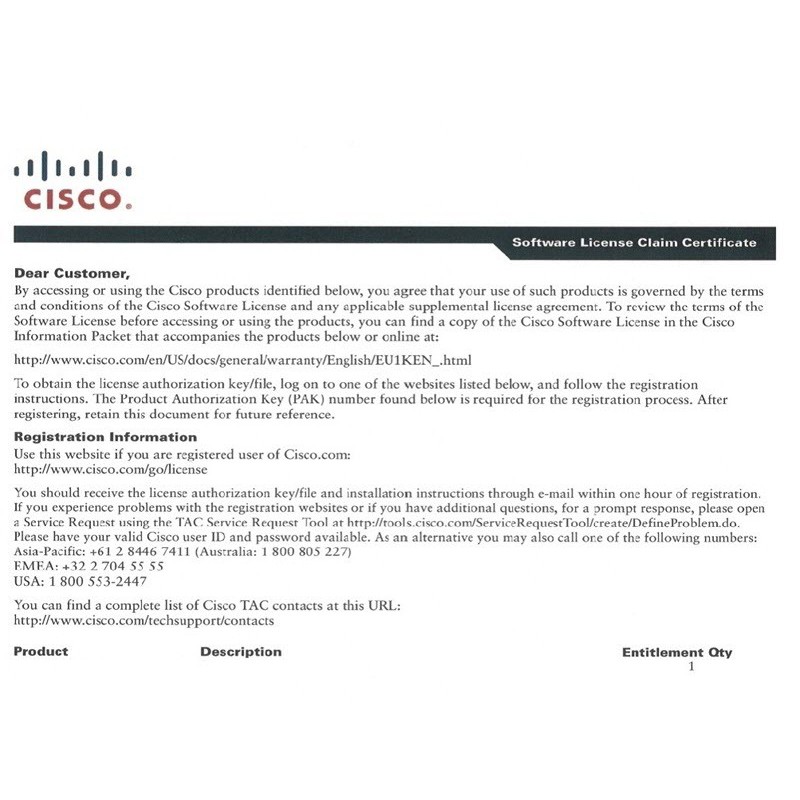 Cisco Aironet DNA Advantage Term Licenses 