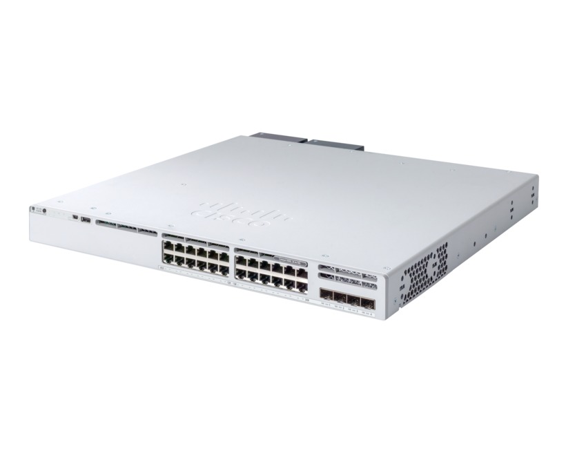 Cisco Catalyst 9300 24-port fixed uplinks PoE+, 4X1G uplinks, Network Essentials