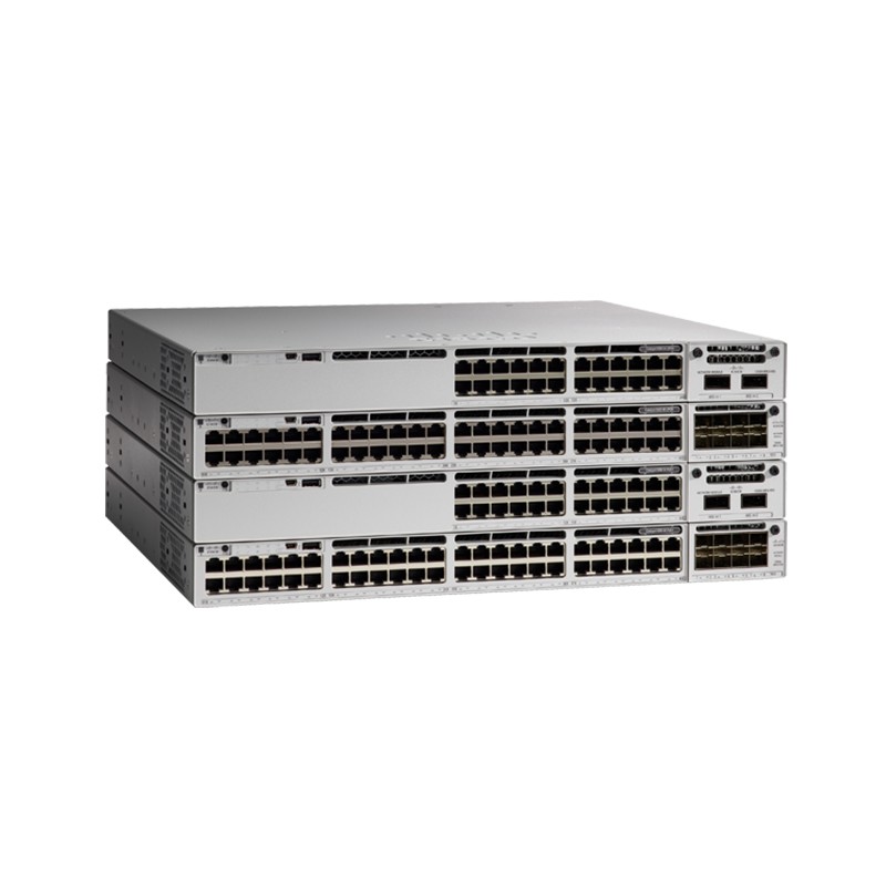 Catalyst 9300 24-port fixed uplinks data only, 4X10G uplinks, Network Advantage
