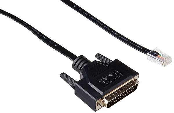 Auxiliary Cable 8ft with RJ45 and DB25M