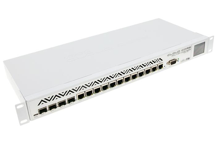Mikrotik CCR1036-12G-4S 1U rackmount, 12x Gigabit Ethernet, 4xSFP cages, LCD, 36 cores x 1.2GHz CPU, 4GB RAM, 24 mpps fastpath