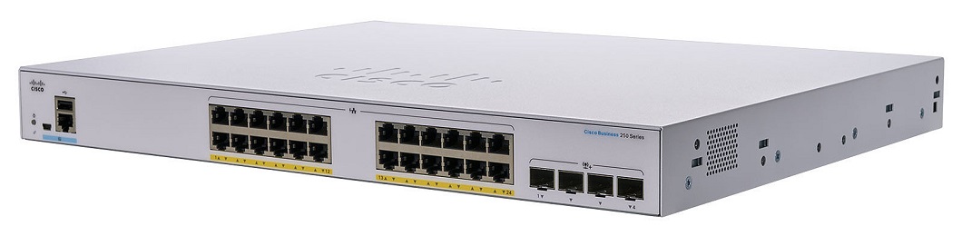 24x 10/100/1000 Ethernet PoE+ ports and 370W PoE budget, 4x 10G SFP+ uplinks