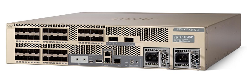 Cisco Catalyst 6840-X-Chassis and 2 x 40G (Standard Tables)