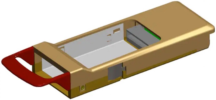 CFP2 to CPAK adapter for 4x25G interface