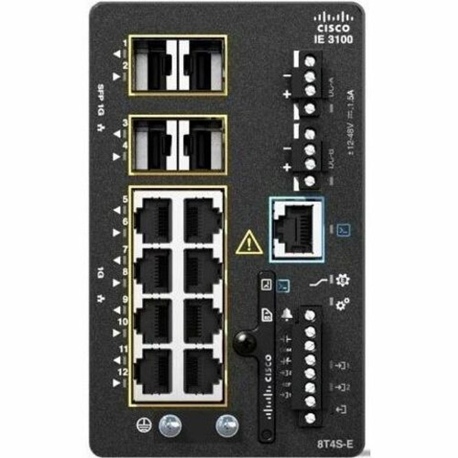 IE3100 w/8GE Copper, 4GE SFP,Fixed sys,Network Essentials.