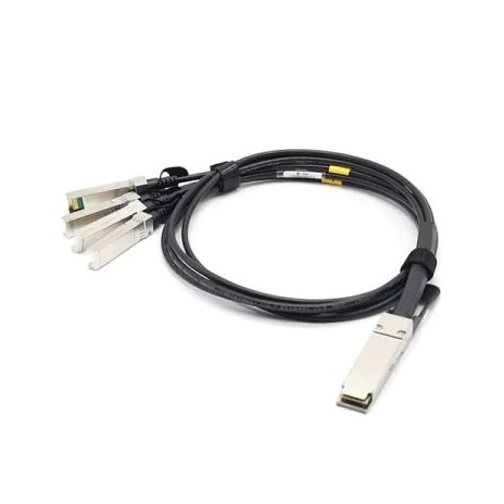 100GBase QSFP to 4xSFP25G Passive Copper Splitter Cable, 1m.