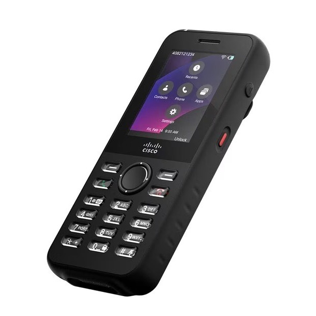Cisco WP-9821-K9, Wireless Phone 9821, Carbon Black SPARE