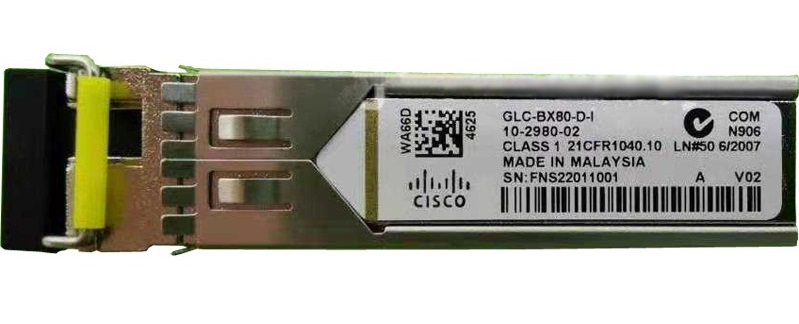 GLC-BX80-D-I SFP, SFPGE, 80km, Single-strand, SMF