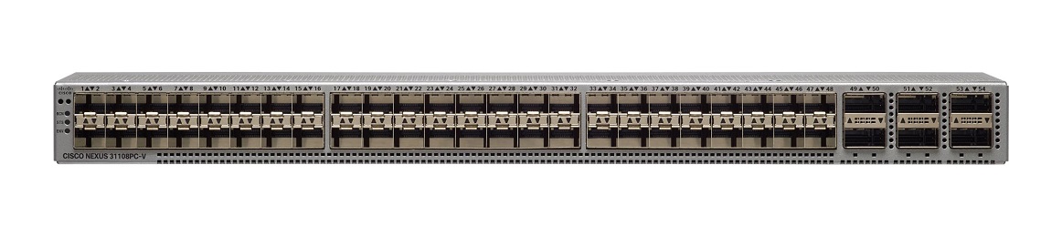Nexus 31108-VXLAN, 48 x SFP+ and  6C/6Q QSFP ports