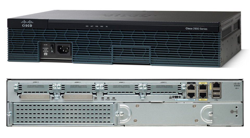 Cisco 2911 UC Bundle, PVDM3-16, UC License PAK