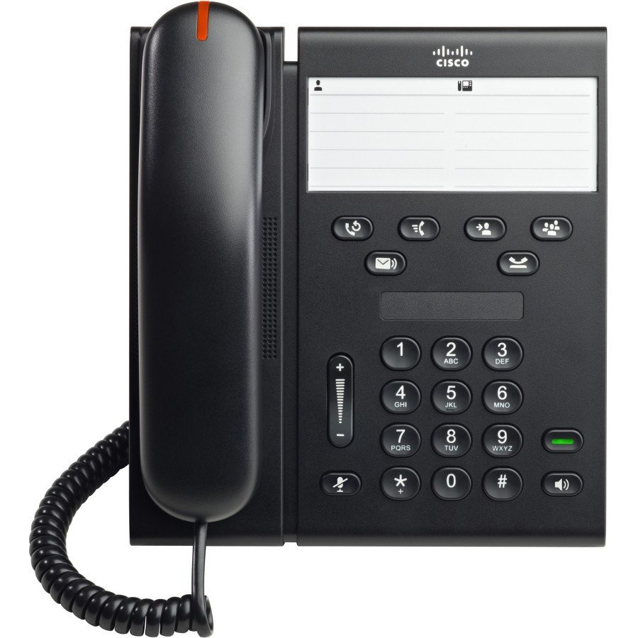 Cisco UC Phone 6911, Charcoal, Standard handset